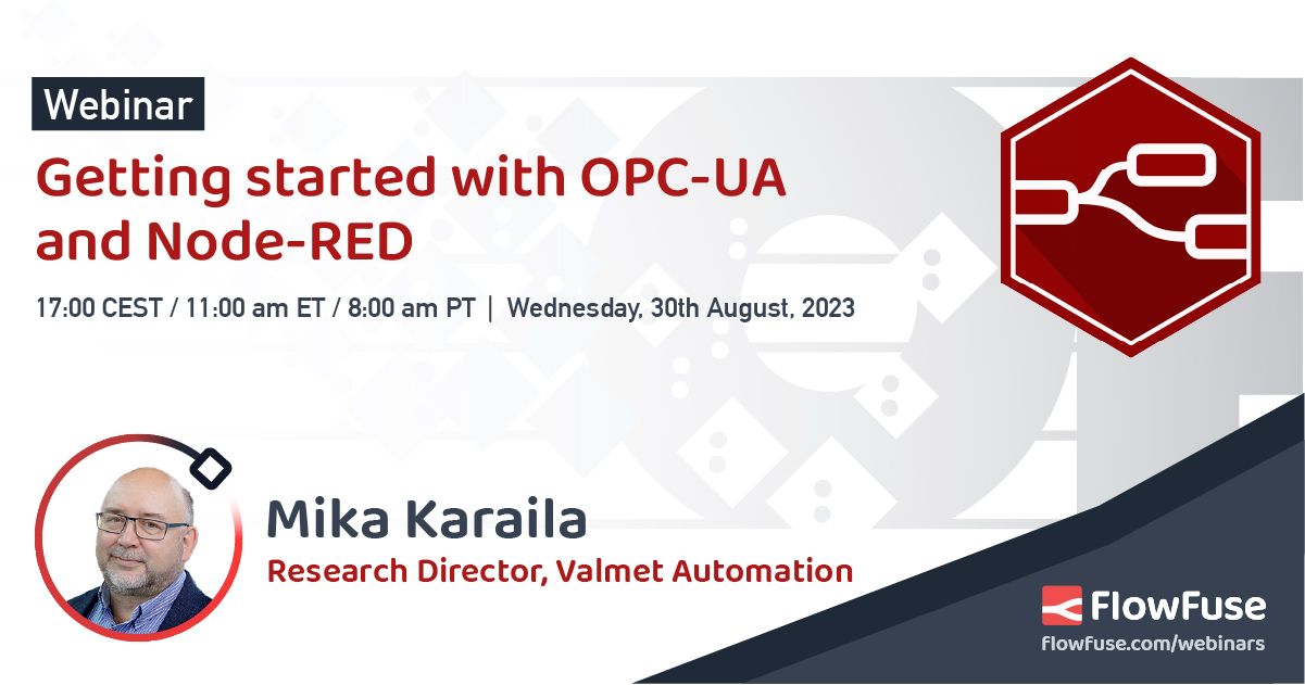 Getting started with OPC-UA and Node-RED webinar
