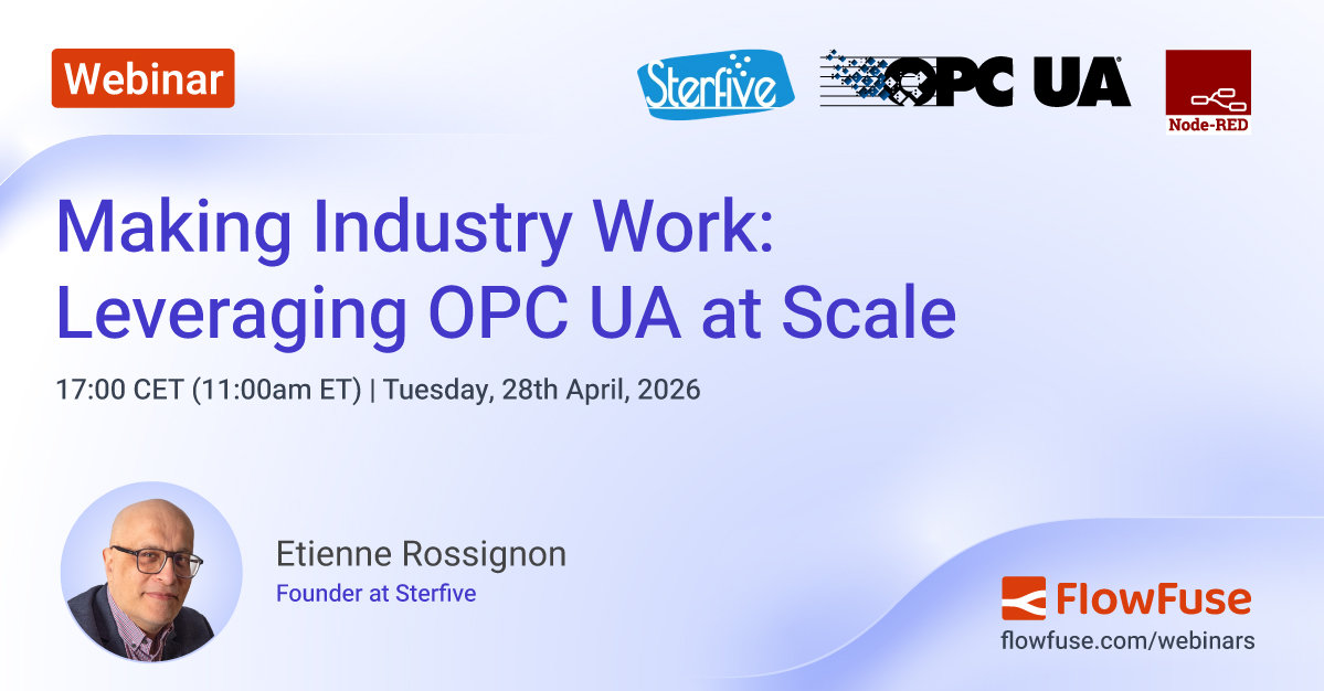 Leveraging OPC UA at scale webinar