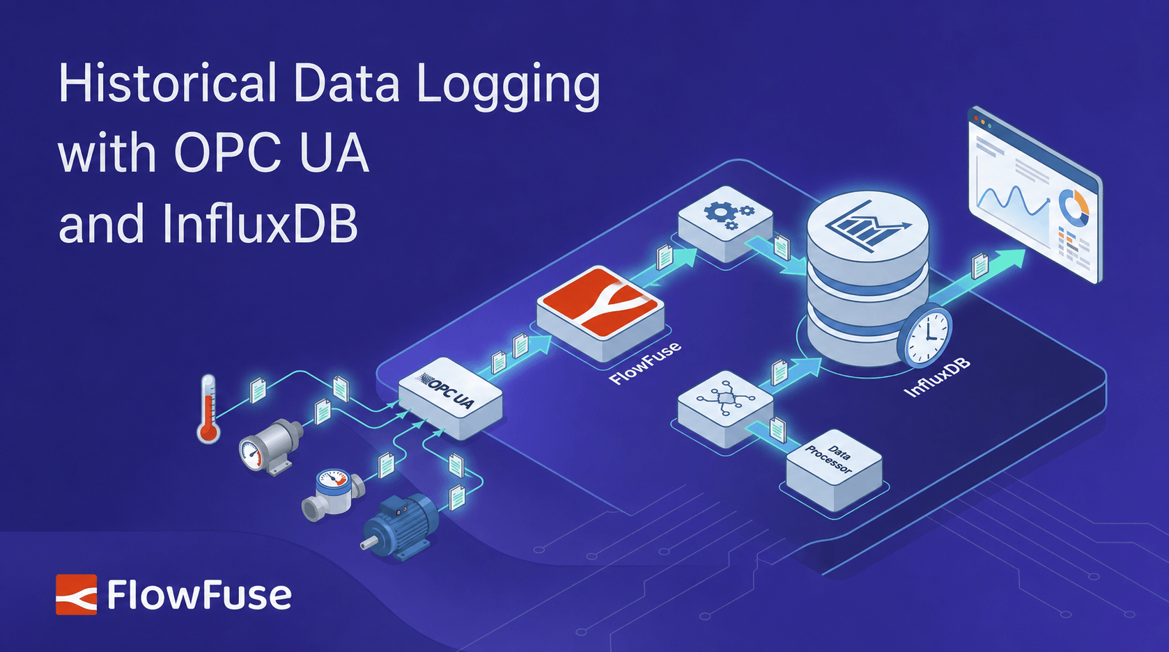 Logging OPC UA values into an InfluxDB time-series database