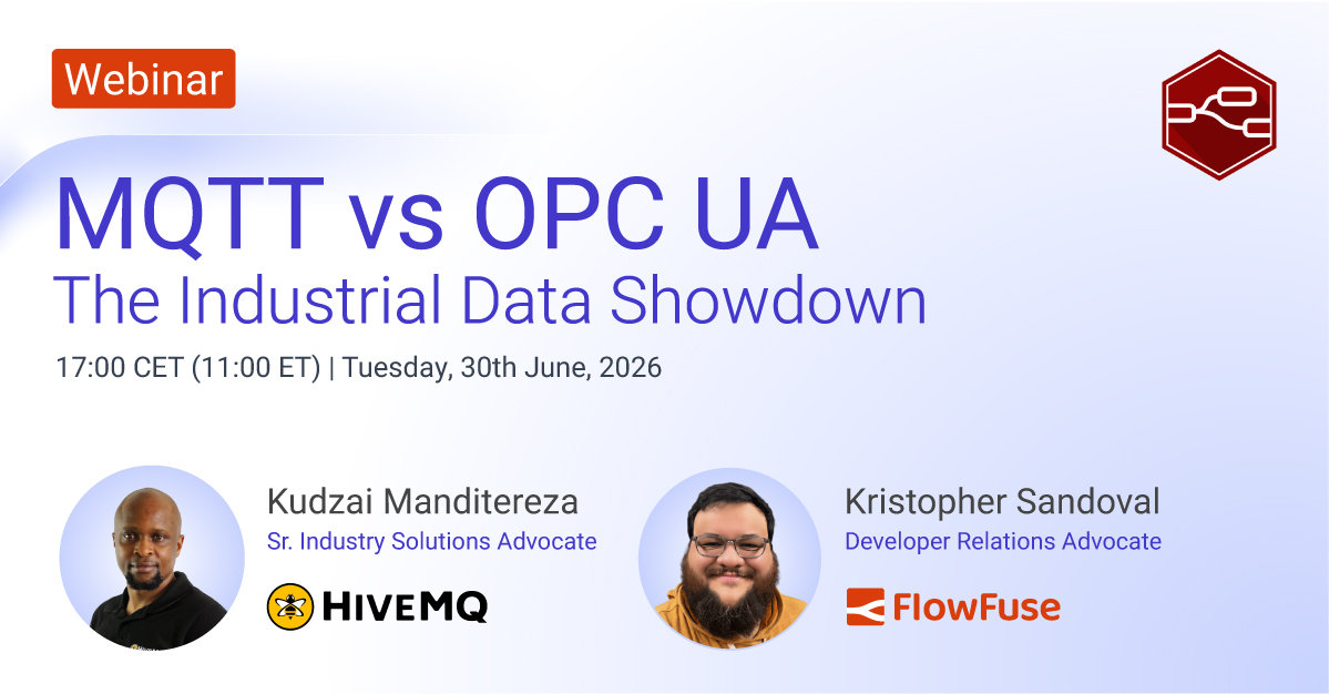 MQTT vs OPC UA industrial data showdown webinar